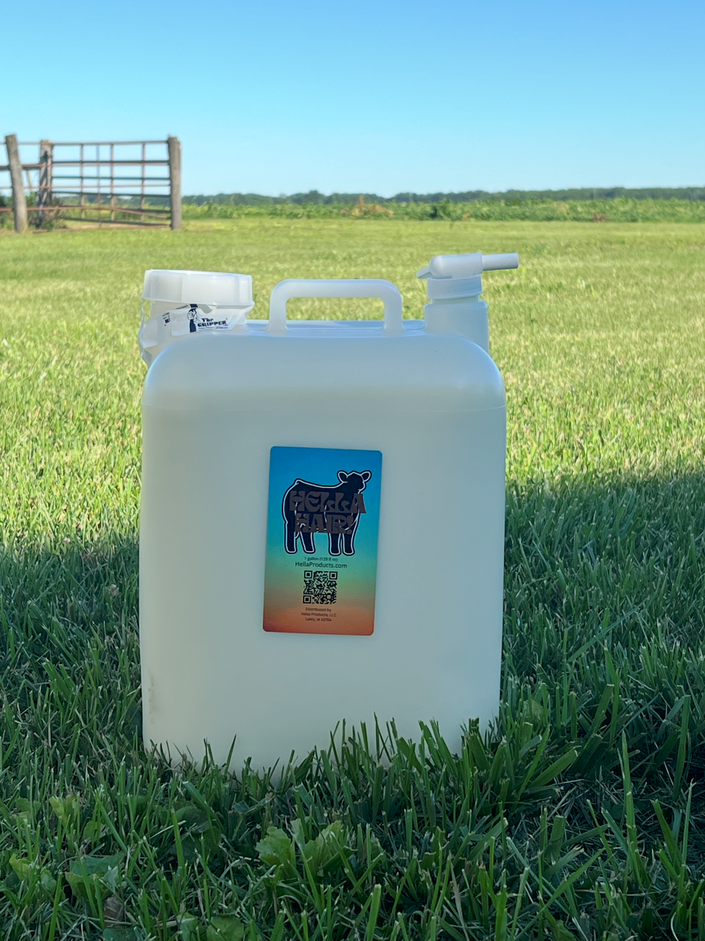 5 Gallon Hella Hair Refill JUG with spigot